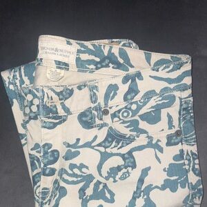Denim & Supply Ralph Lauren Teal and Beige Jeans